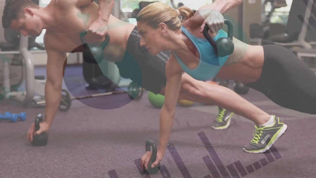 건강한 남성과 여성의 운동에 대한 통계의 활성화