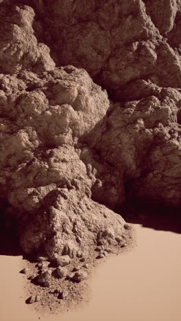 rock formation in a desert landscape