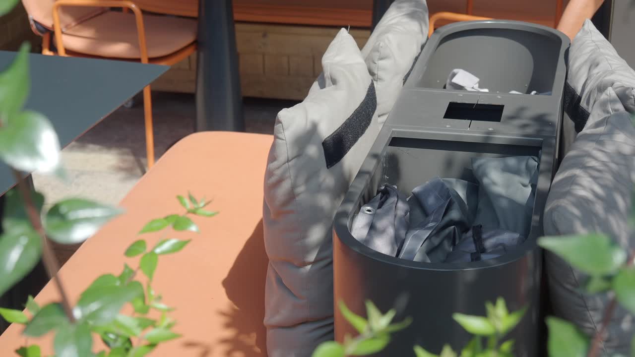 Outdoor Patio Seating with Cushions