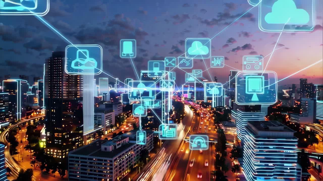 Visualizzazione della rete delle città intelligenti