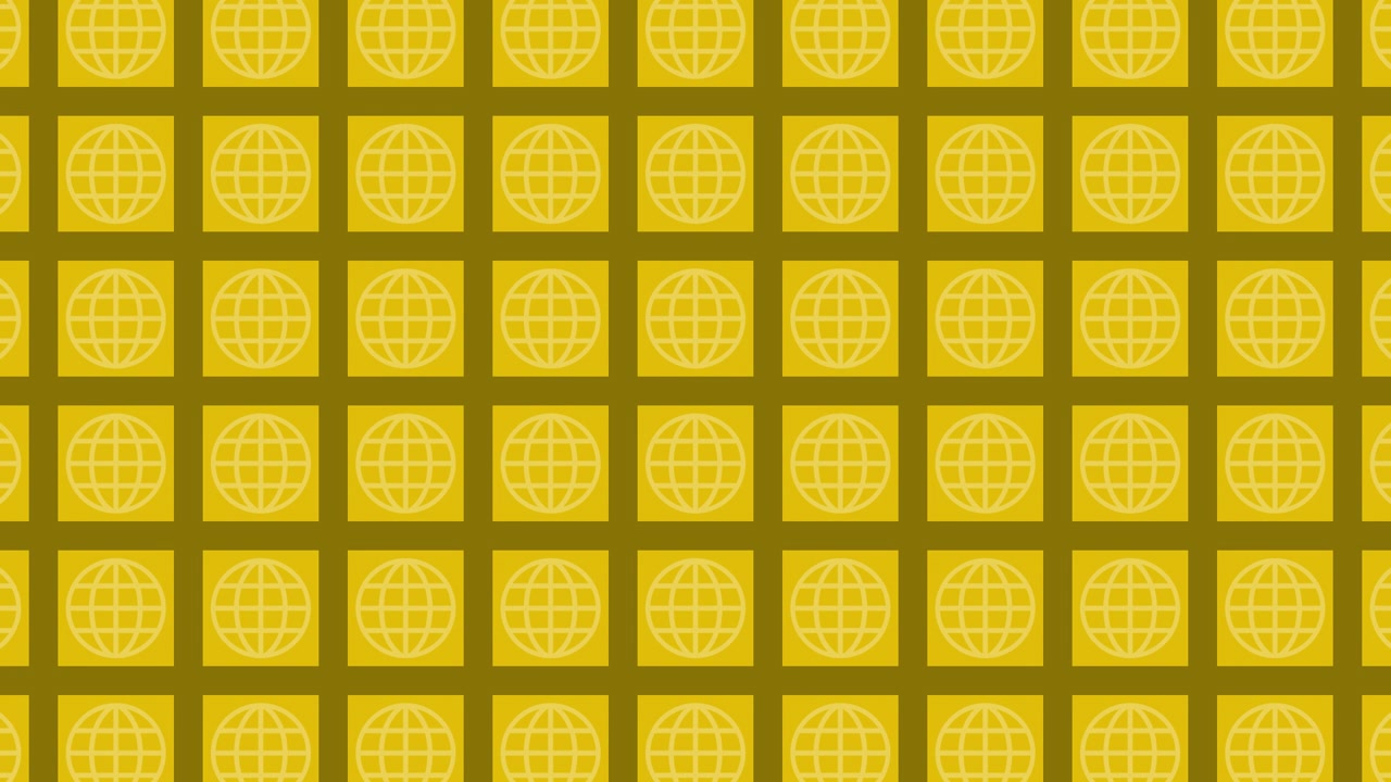 Geometric Pattern with Globes