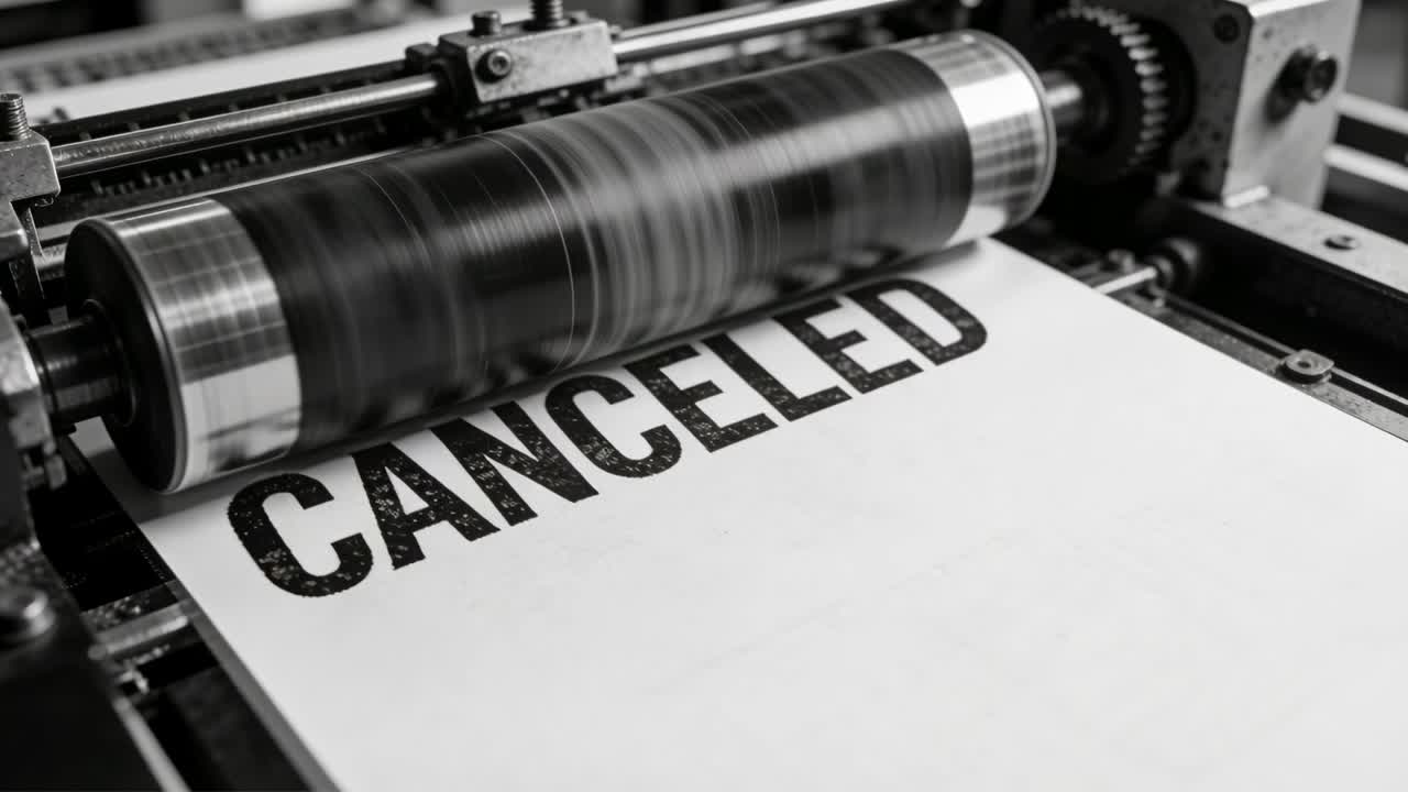 Roller rotating, guides advancing sheet, applying ink to CANCELED for repeat texture in print shop