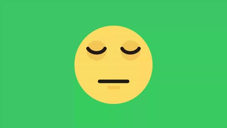 arrogant social media emoji - chroma key