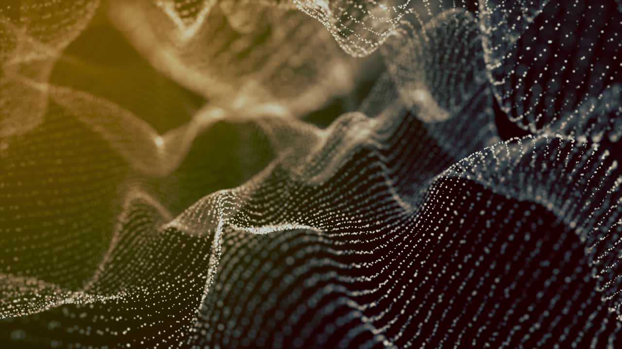 fondo 3d abstracto con ondas en movimiento