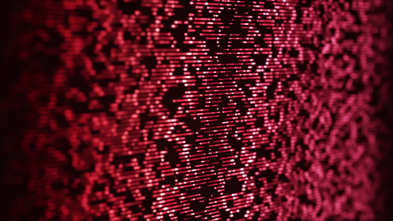 추상적인 데이터 흐름 모션 배경 루프