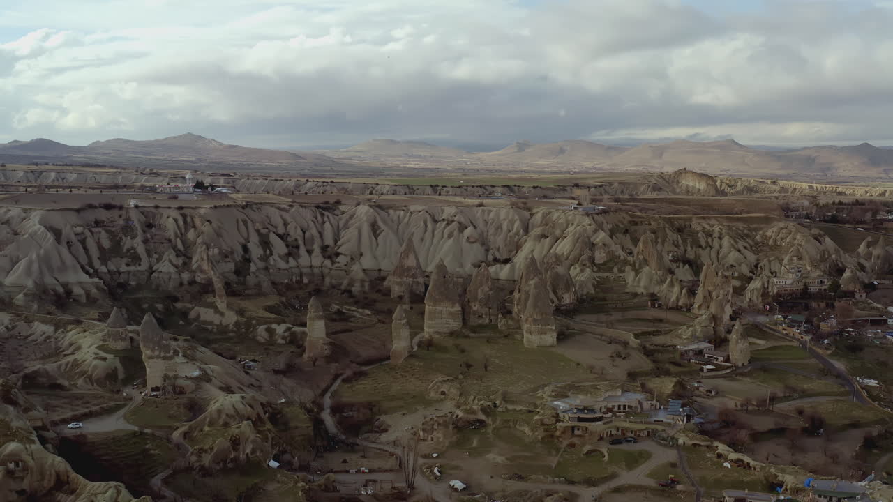 vista aérea de capadocia