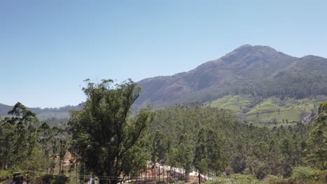 Wide-Shot-of-Mountains-Around-Munnar-at-Kerala,-India