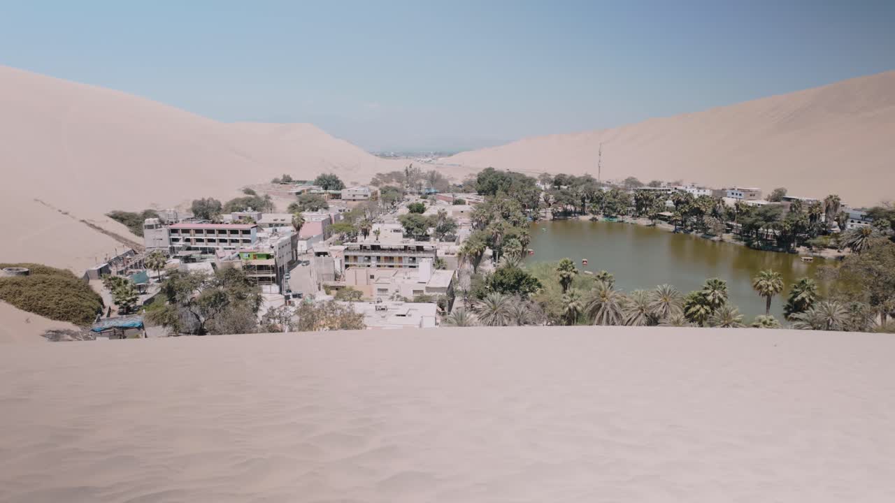 Huacachina Oasis in the Peruvian Desert