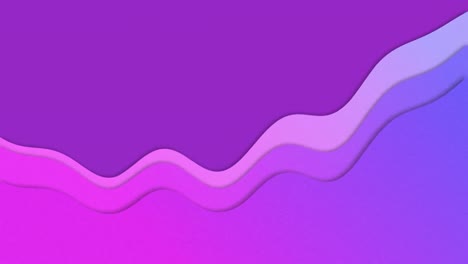 animation of purple waves over red lights trails