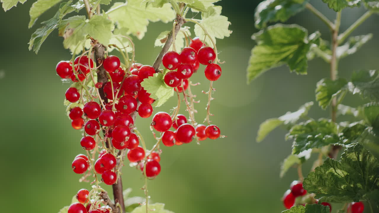 맑고 화창한 날의 붉은 건포도 열매 1