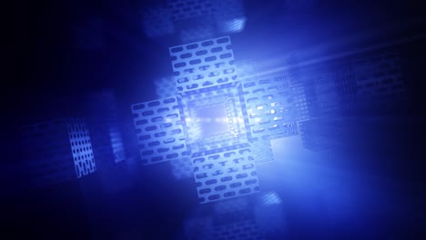 animación de luz volumétrica abstracta con rayos de luz animados brillantes, renderizado en 3d, animación abstracta en 3d en 4k.