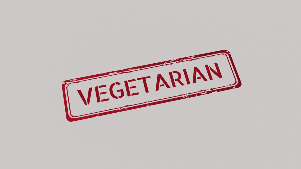 Vegetarisch Stempel