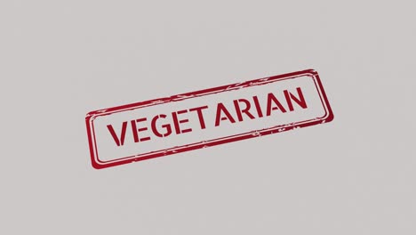 VEGETARIAN-Stamp