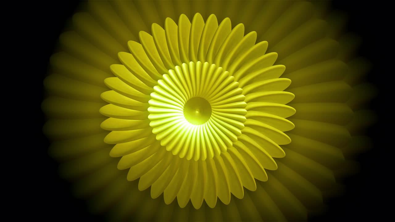 diseño de patrón espiral amarillo abstracto