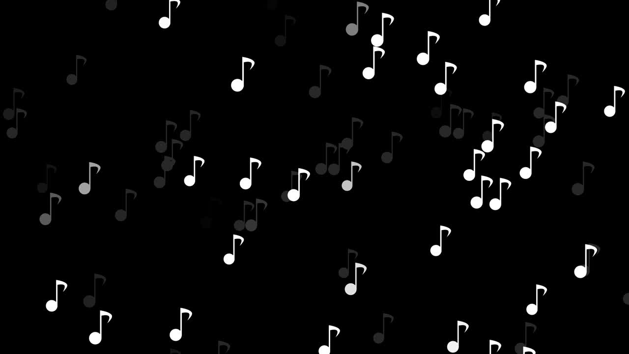 Musical Note Background animation