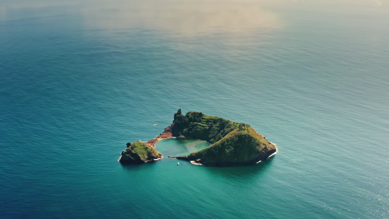vista aérea de las azores