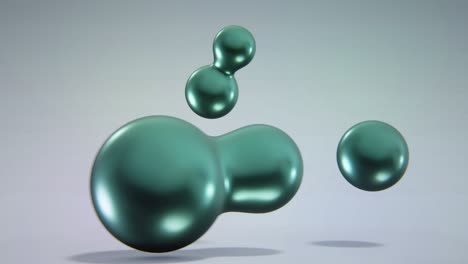 video en 4k de un fondo de gotas líquidas de color verde oscuro abstracto.