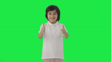 Happy-Indian-boy-showing-thumbs-up-Green-screen