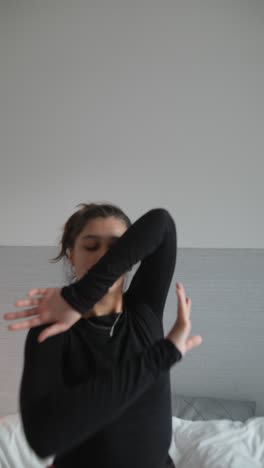 Woman in Dance Pose