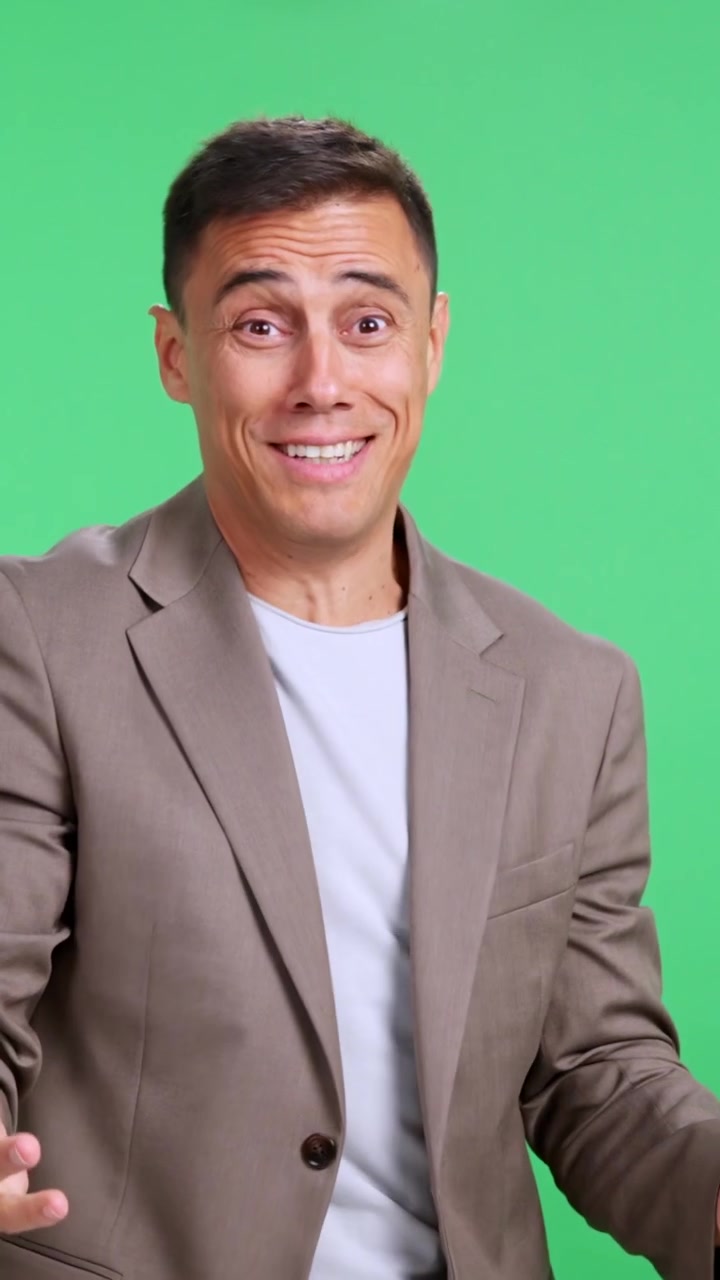 Charismatic businessman inviting someone to follow him