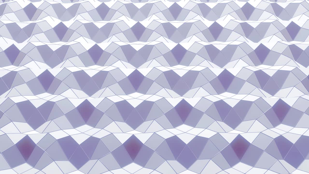 스타일리시 백 크리에이티브 추상 저 폴리 배경 4k, 추상적인 파동은 반이는 표면에서 루프로 움직입니다, 부드러운 부드러운 시엄리스 애니메이션, 간단한 미니멀리즘 기하학 bg.