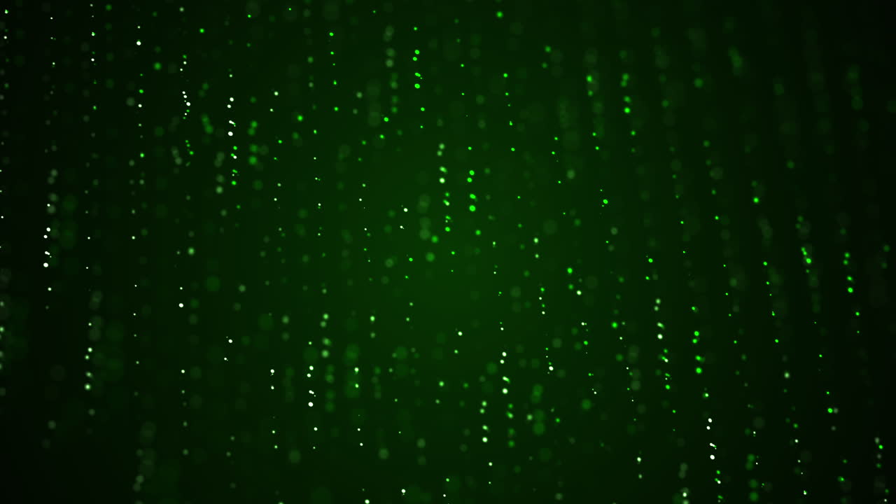 partículas verdes fondo abstracto