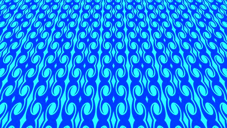graphic video pattern with geometric figures that tilts up and moves.