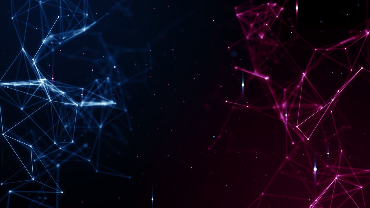 Plexus abstract network titles technology science background loop