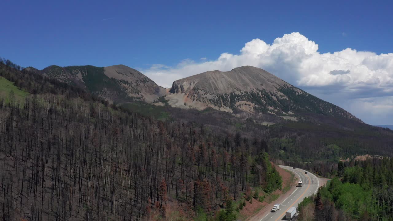 Aerial View of Beautiful Mountains in Colorado