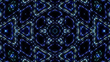 luz abstracta brillante que gobierna el color completo, caleidoscopio, fondo negro