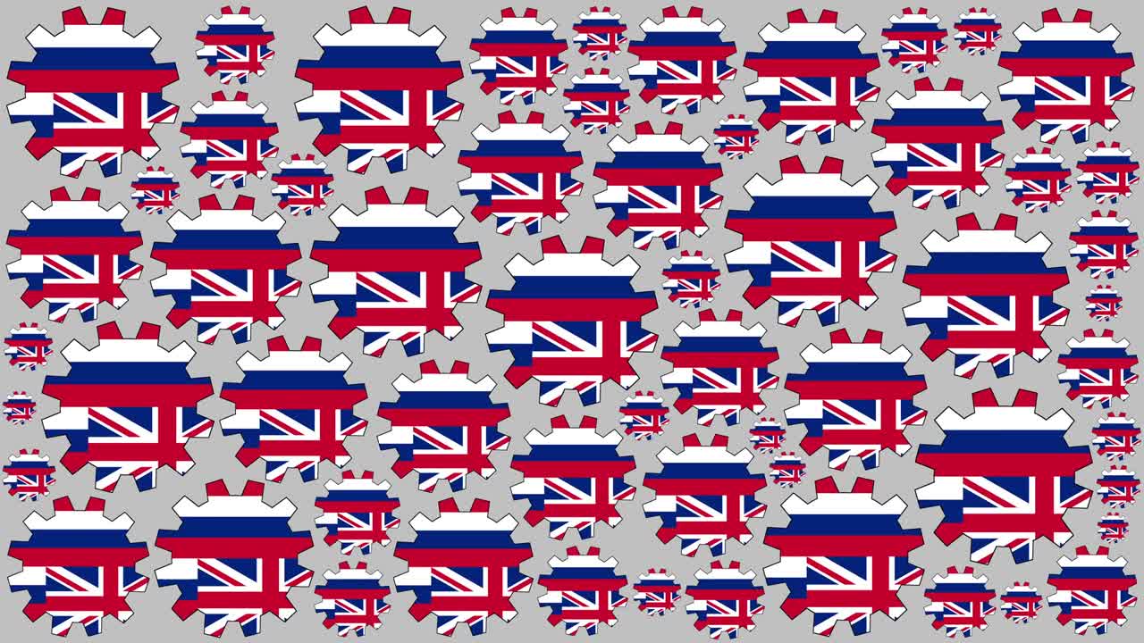 하와이 미국 국기 기어 회전 배경