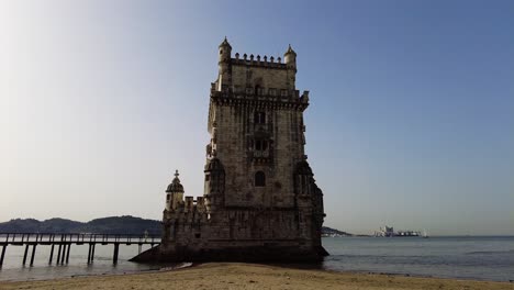 belem tower officially the tower of saint vincent in lisbon, portugal