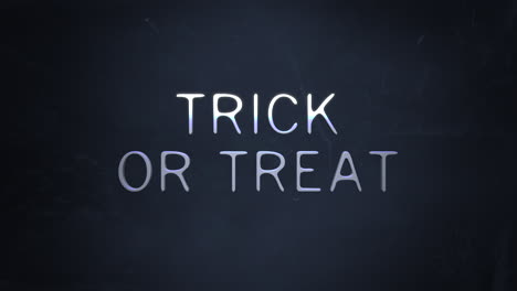 Trick-Or-Treat-With-Mystical-Light-Effect-On-Dark-Space