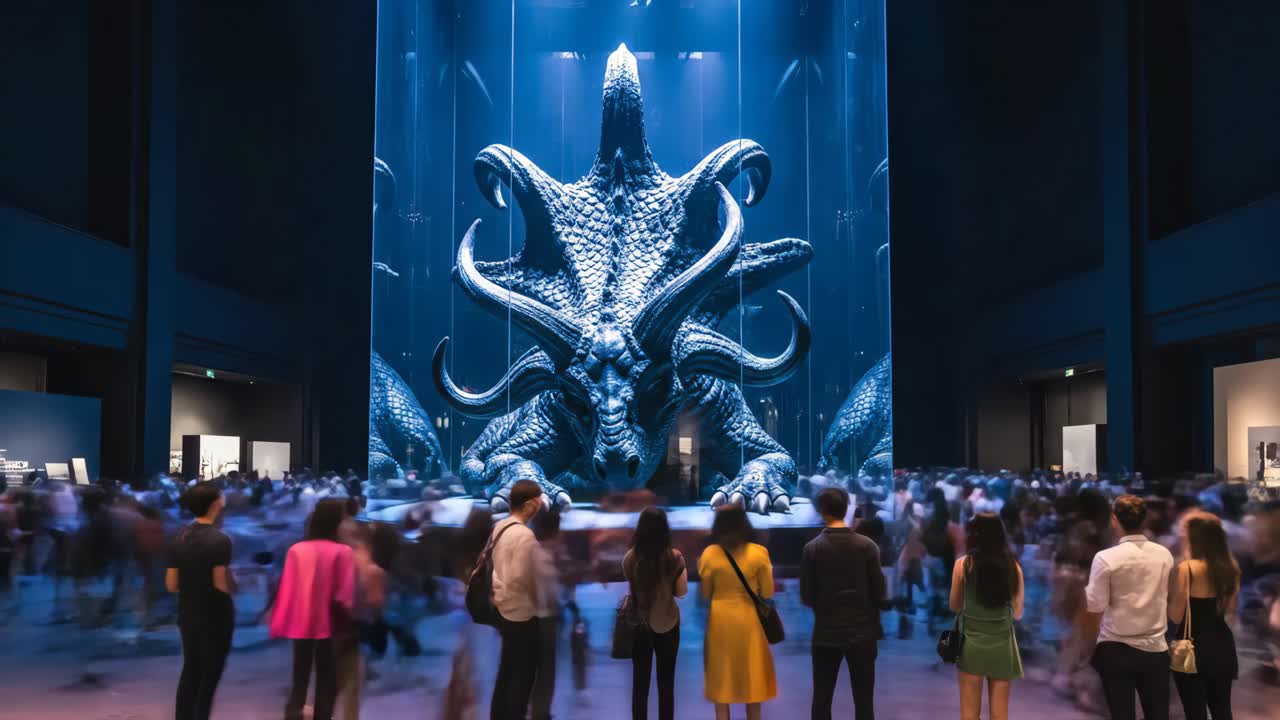 Dragon Sculpture at Museum