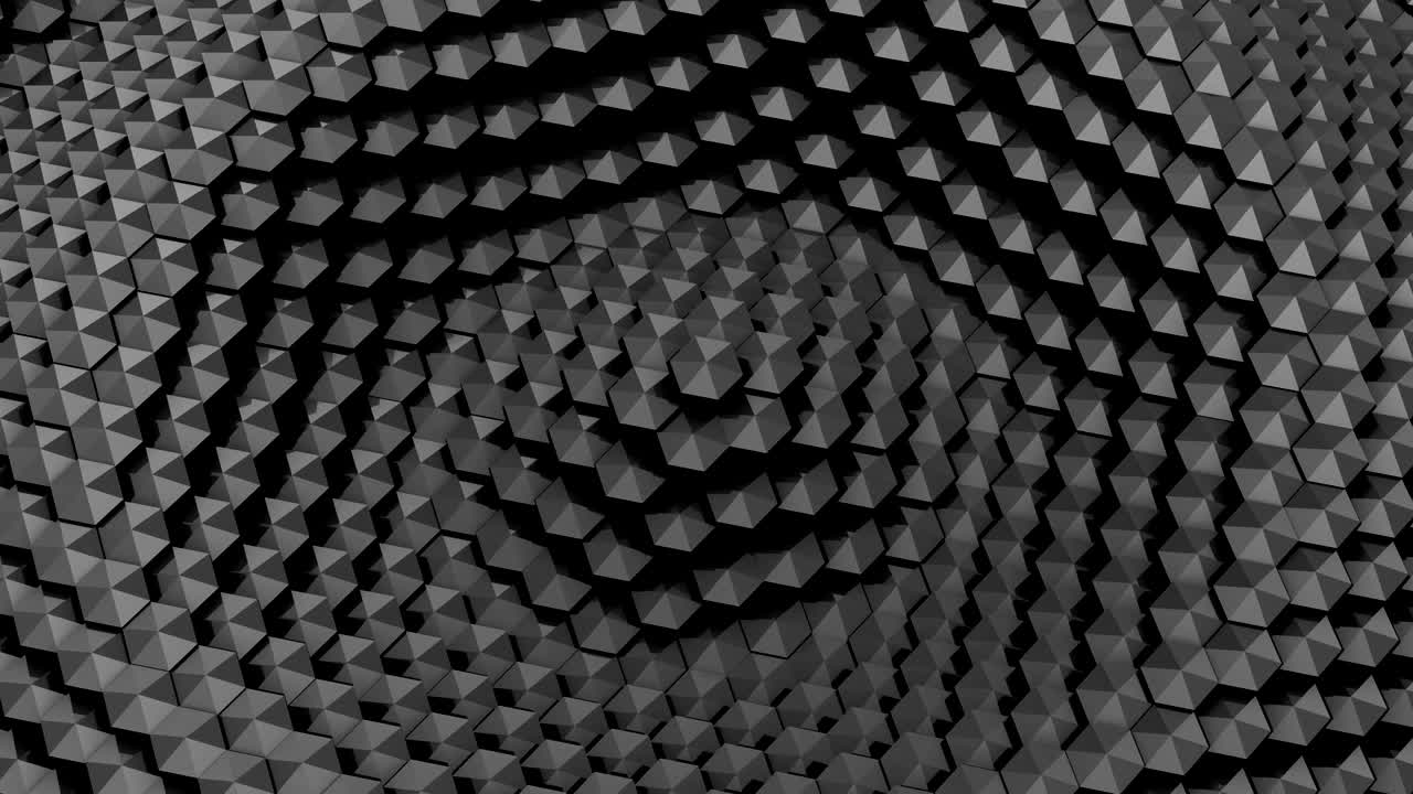 Hexagons Formed A Wave