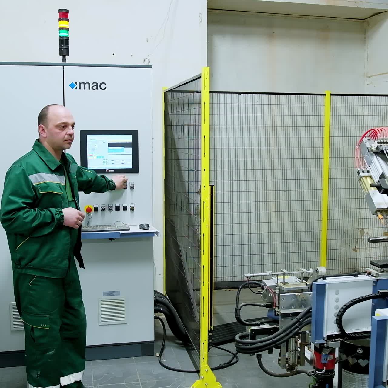 Machine for production of furniture