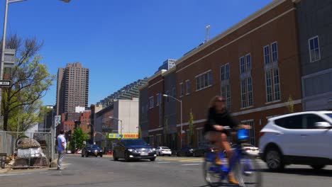 usa summer day new york city hudson yard living block 4k