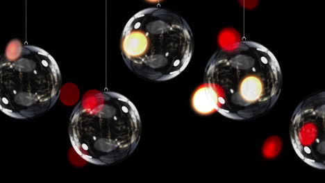 bolas y luces de navidad