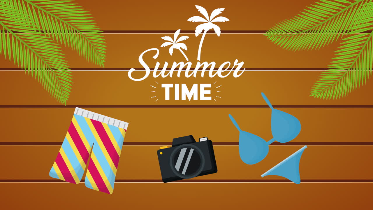 여름 시간 휴가를 즐기십시오.