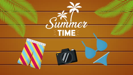tiempo de verano disfrutar de vacaciones