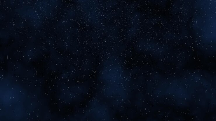 las gotas de lluvia caen sobre un fondo negro. animación abstracta