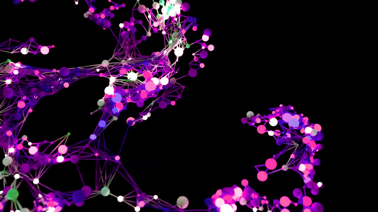 분자 네트워크 성장