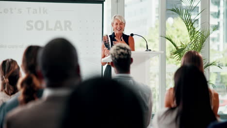 presentación de negocios sobre energía solar