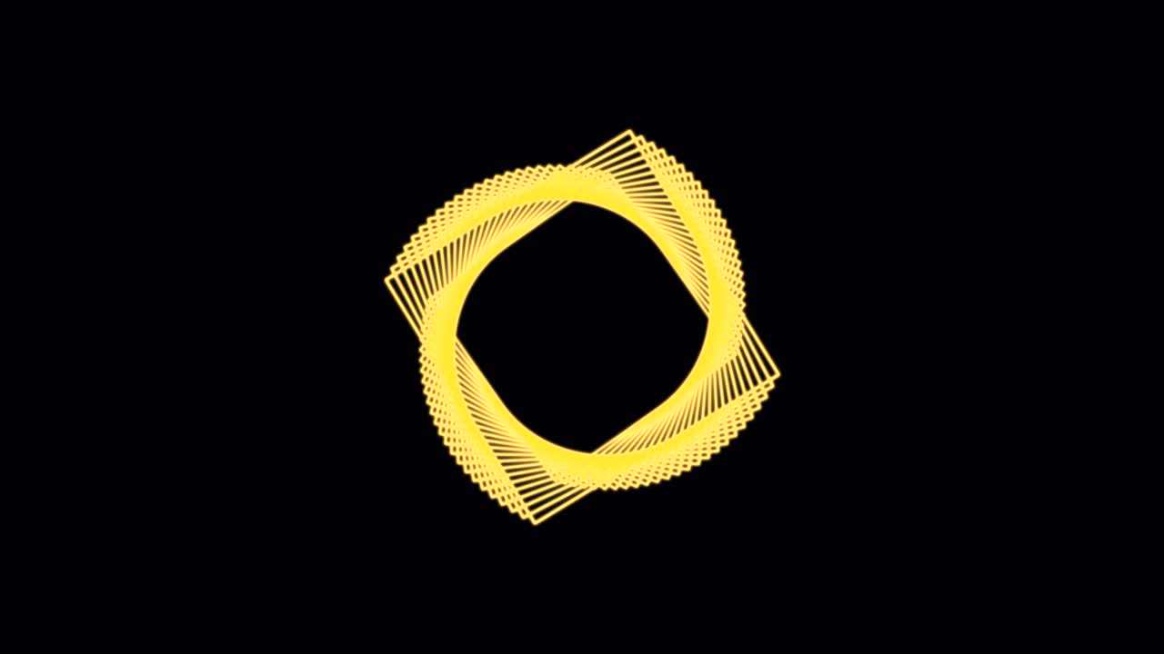 황금 기하학적 나선 모양