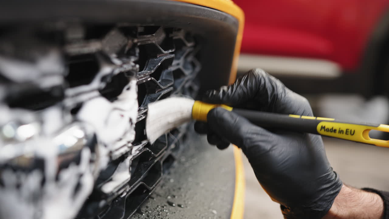 detalles de la parrilla delantera del automóvil