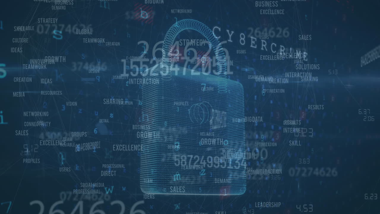 animación del icono del candado y procesamiento de datos