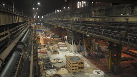 large industrial foundry interior