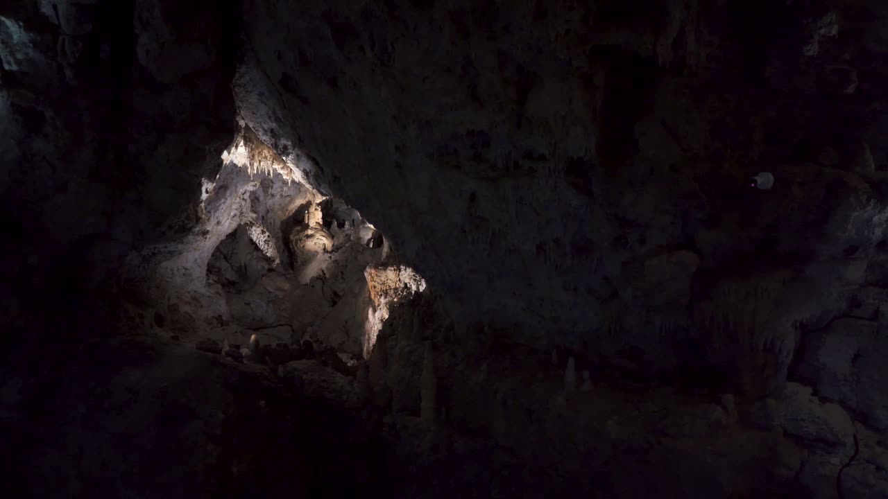Demanovska Cave Of Liberty In Low Tatras Slovakia With Stalactites Stalagmites And Underground Waterfall Lake Most Visited Cave In Slovakia Natural Limestone Formations Captured In Cinematic 4K