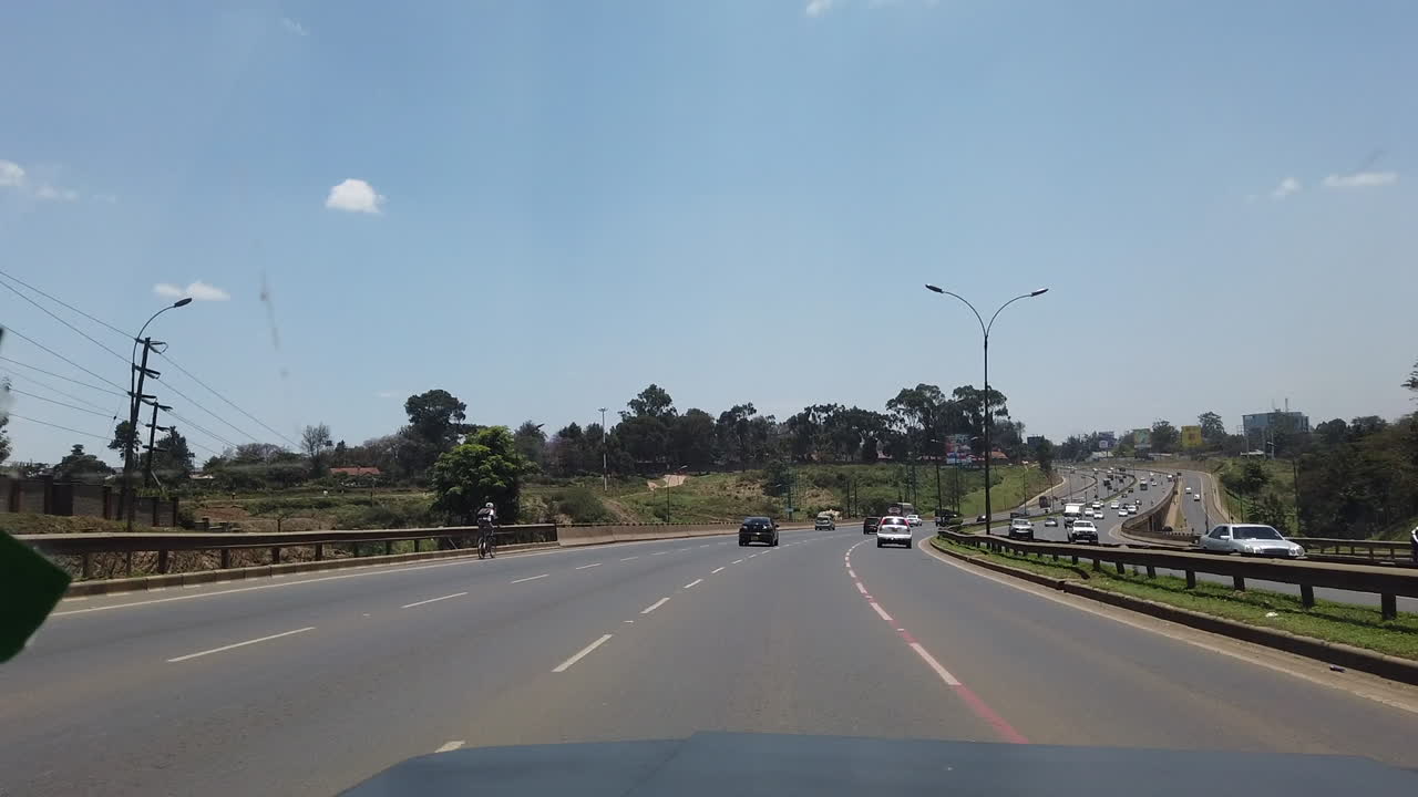 Nairobi Thika road driving video.