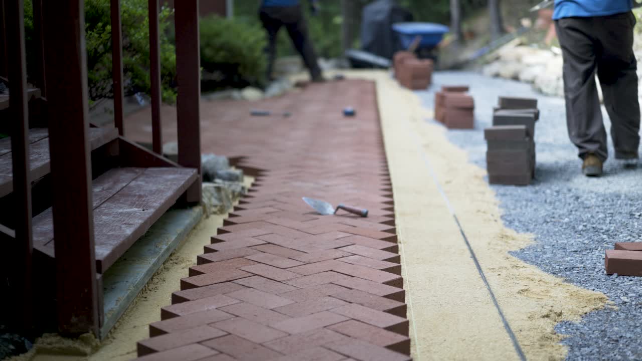 Building a Brick Walkway